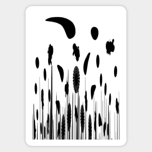 Bull Rushes Sticker